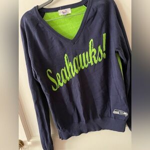 Seattle Seahawks Sweater from Touch by Alyssa Milano Women’s Size L SEAHAWKS!